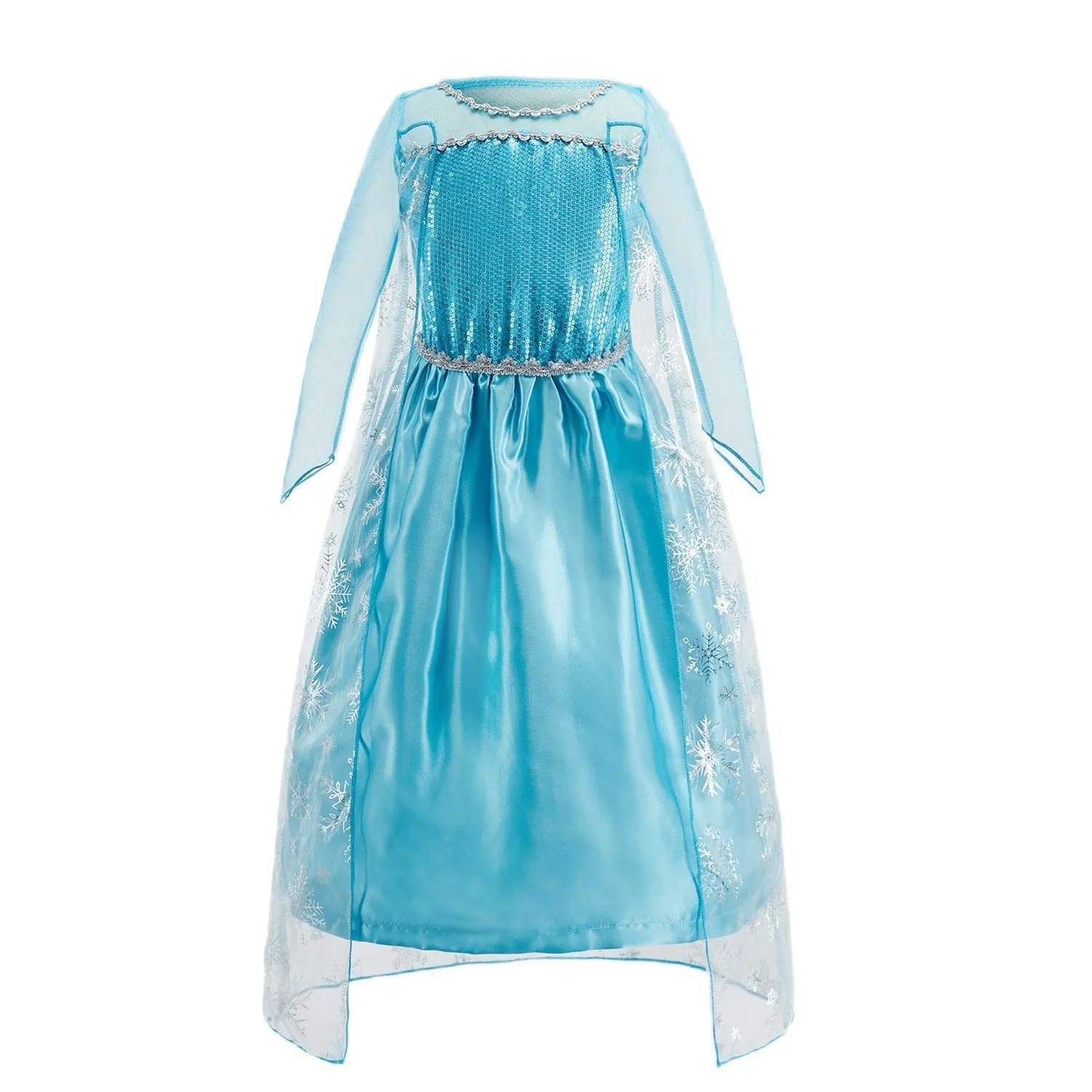 Princess Dress for Girls - Cinderella, Elsa, Anna, & More (2-10)