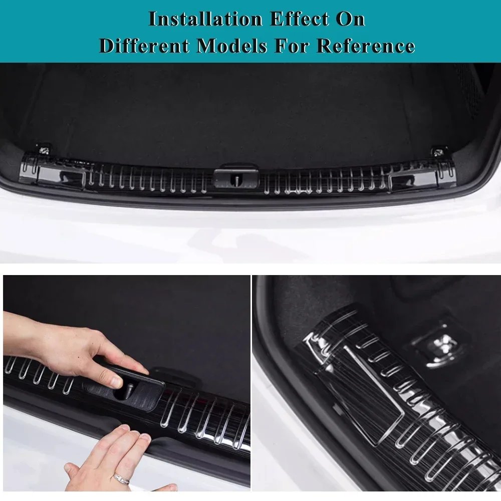 Stainless Steel Trunk Bumper Protector for Jetour X90 (2019-2023)