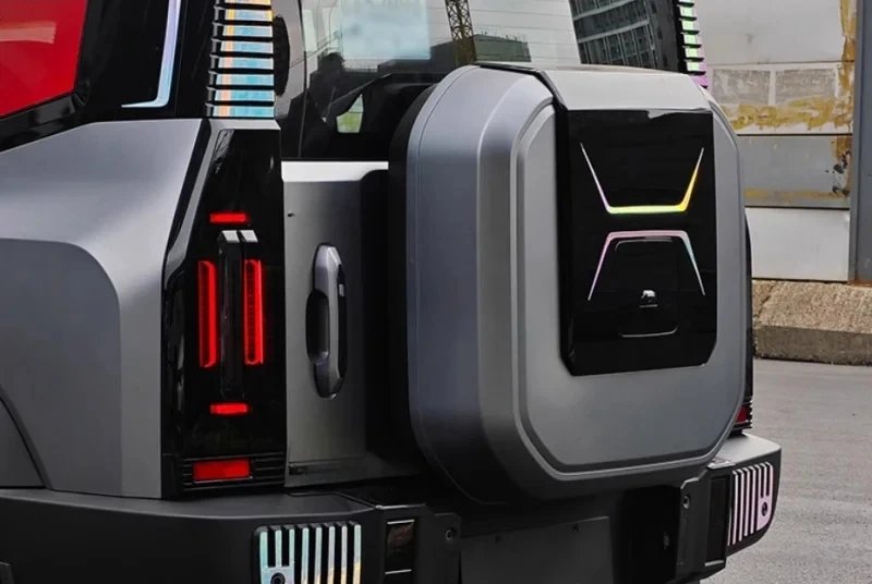 Stylish Flower Spare Tire Cover Sticker for Chery JETOUR T2