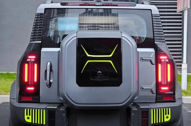 Stylish Flower Spare Tire Cover Sticker for Chery JETOUR T2