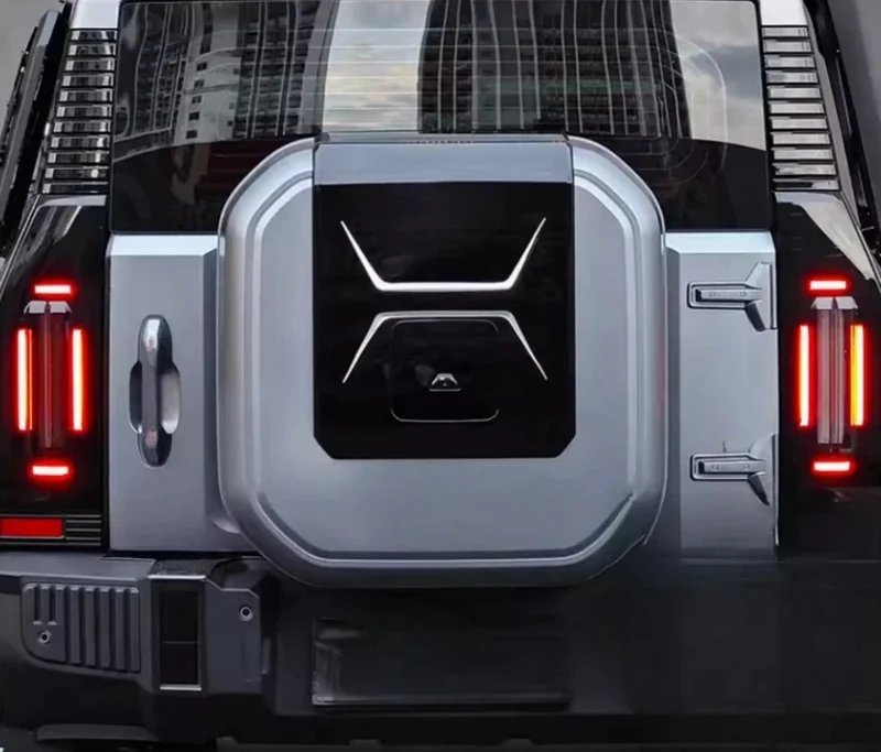 Stylish Flower Spare Tire Cover Sticker for Chery JETOUR T2