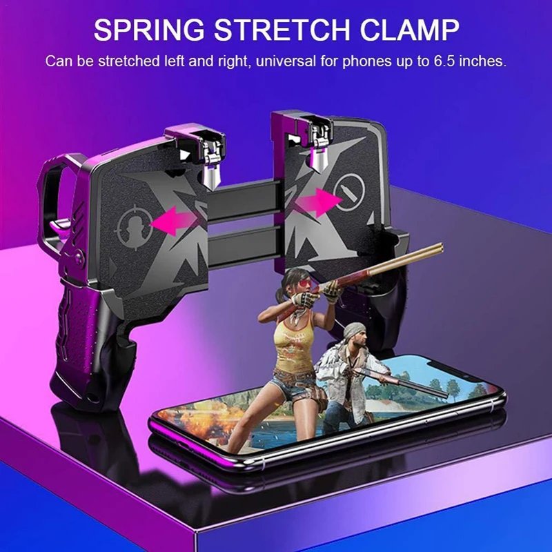 Trigger-Free Fire PUBG Mobile Game Controller for iPhone & Android