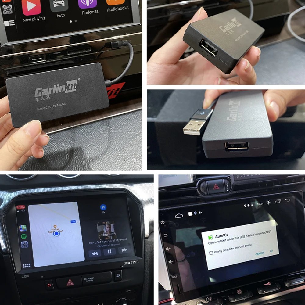 Wireless Apple CarPlay & Android Auto Dongle for Cars