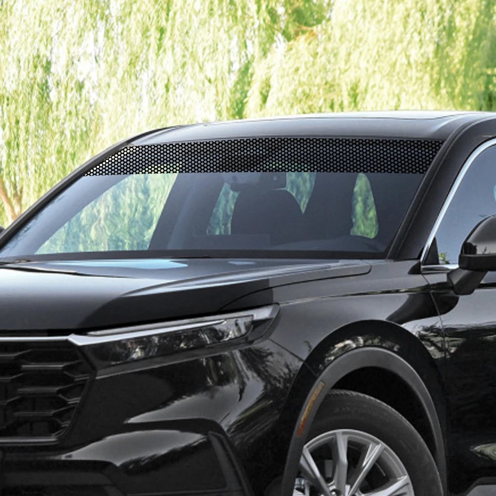 3D Vinyl Car Sunshade Stickers for Front Windshield Decor