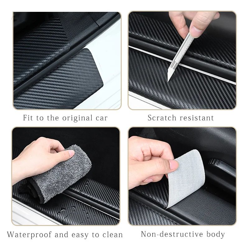 Anti-Scratch Car Trunk Bumper Strips for Chery Jetour Models
