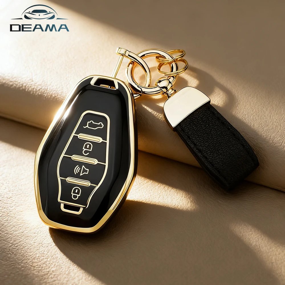 Auto Case Remote Holder Cover for Chery Jetour X70 X90 X95 Plus 2020 2021 2022 Keychain TPU Car Remote Key Accessories