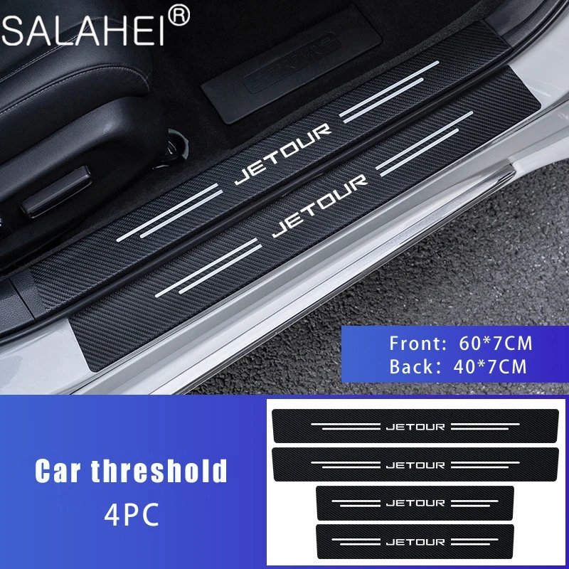 Car Trunk Bumper Strips Threshold Strips Sticker Anti Scratch Tape For Chery Jetour X70plus X70m X90plus X95pro Dashing X-1 Plus
