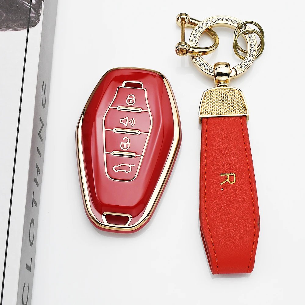 Chery JETOUR Car Key Case - Soft TPU Fob Bag Protector