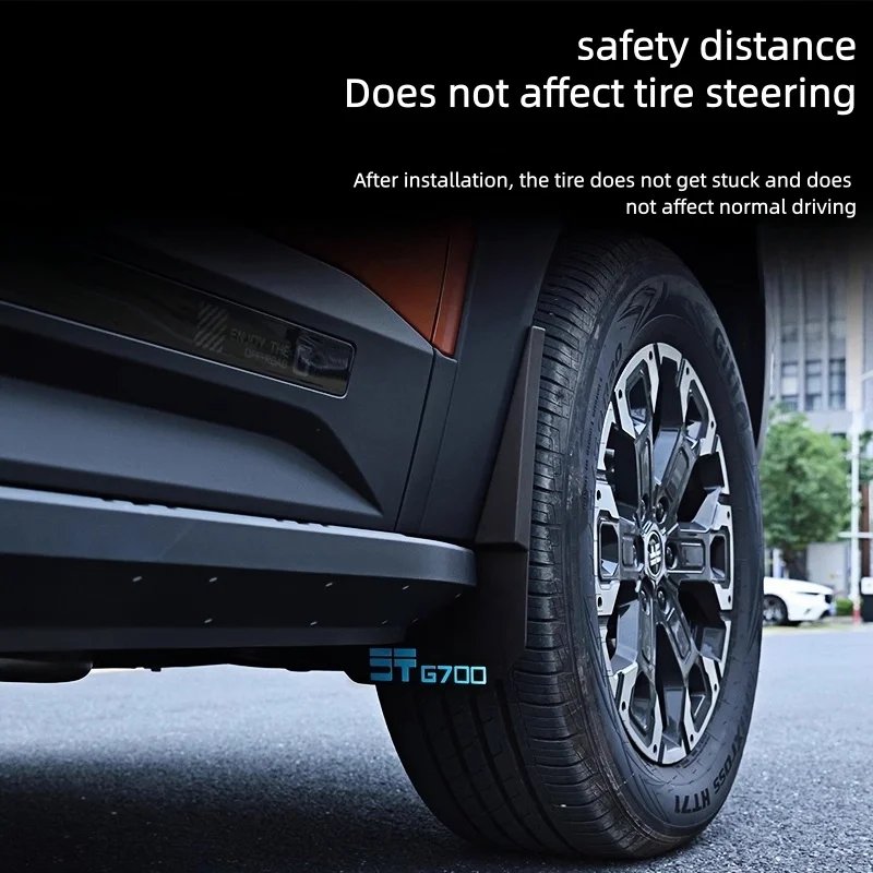 Chery Jetour G700 2025-2026 Mudguard - Drill-Free Exterior Upgrade