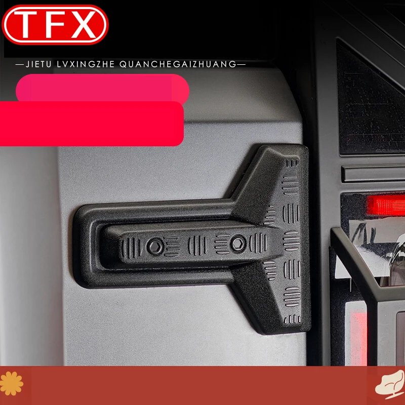 Chery Jetour T2 2023-2024 Tailgate Hinge Cover - Black Trim