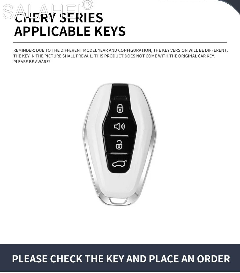 Chery Jetour X70/X90 Metal Smart Key Case & Keychain Holder