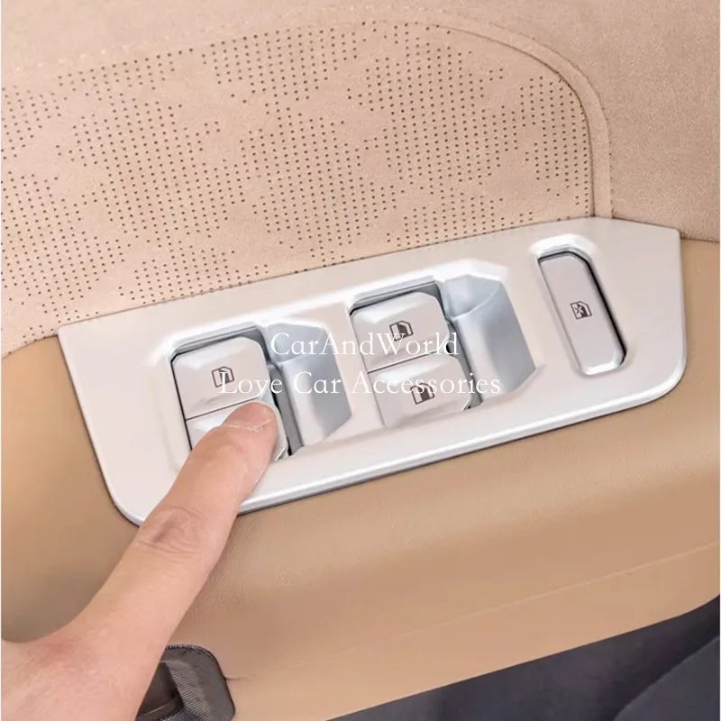 Chrome Interior Trim Set for Jetour T2 2023-2025 Car Accessories