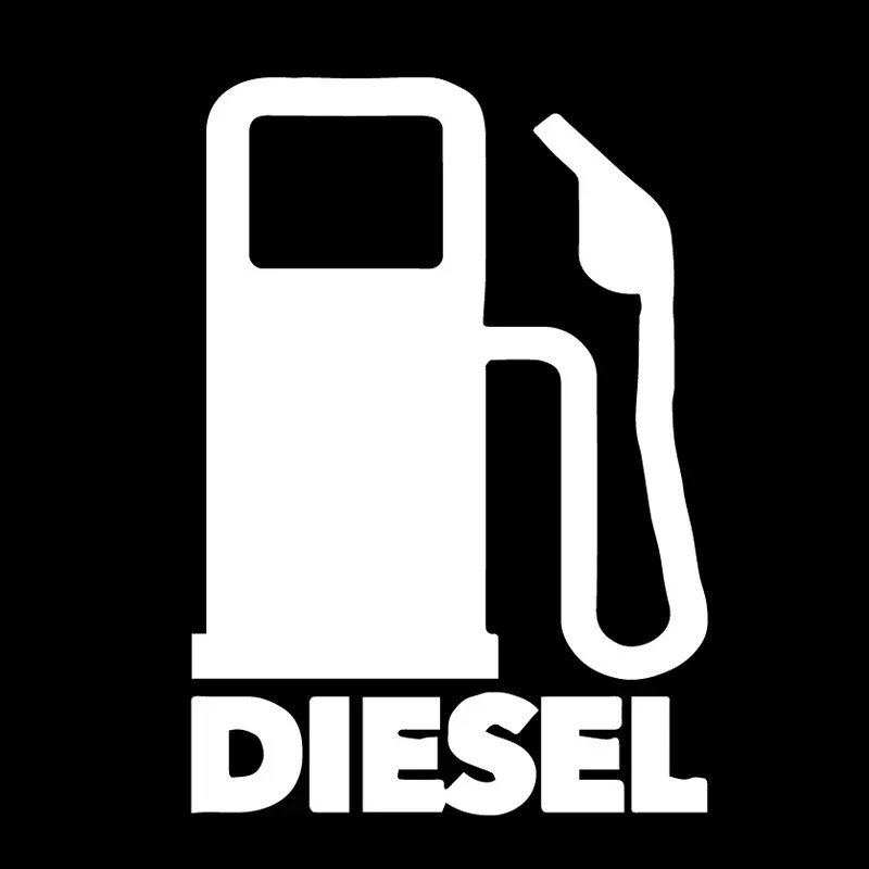 Creative Waterproof Diesel Fuel Motorcycle Decal - 14CM x 10CM