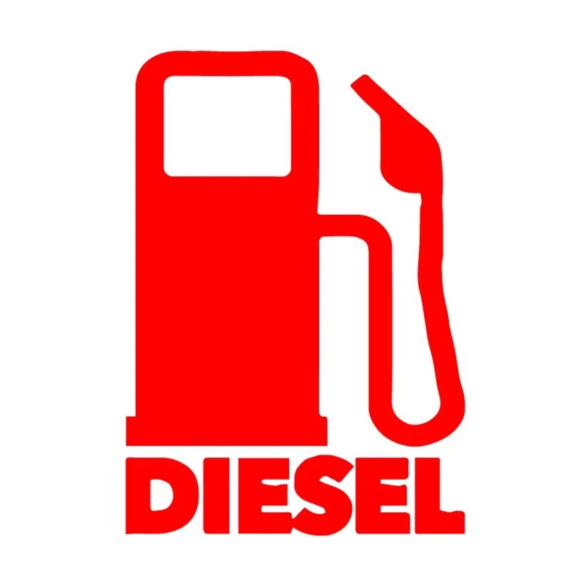 Creative Waterproof Diesel Fuel Motorcycle Decal - 14CM x 10CM