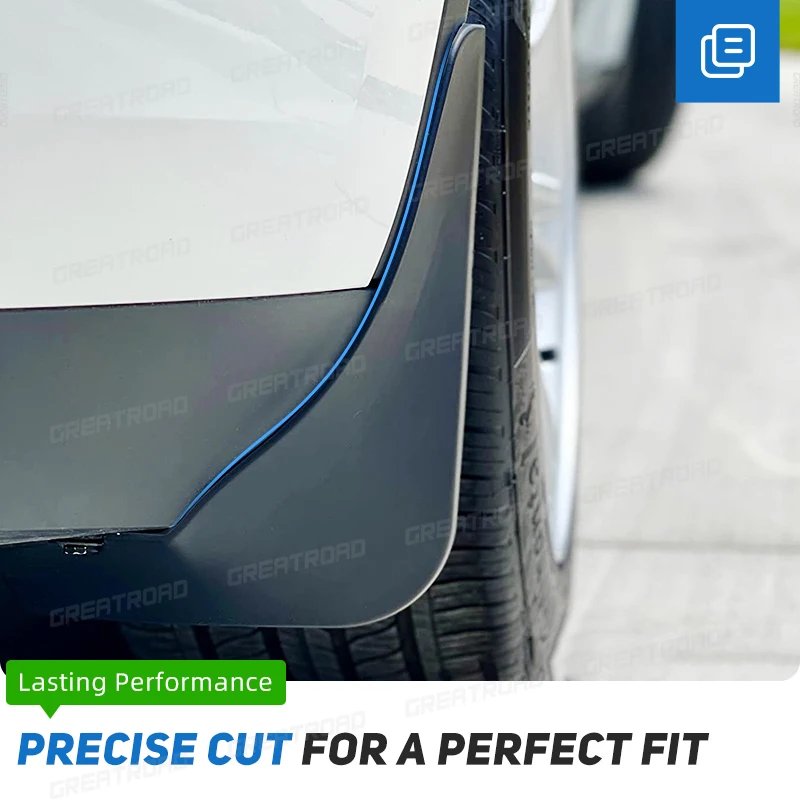 Durable ABS Mud Flaps for Jetour X70 (2017-2019) - 4 Pack