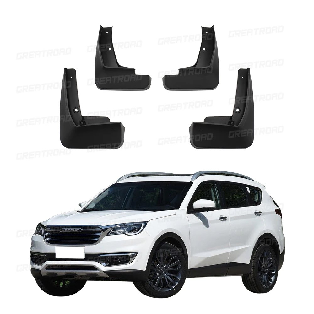 Durable ABS Mud Flaps for Jetour X70 (2017-2019) - 4 Pack