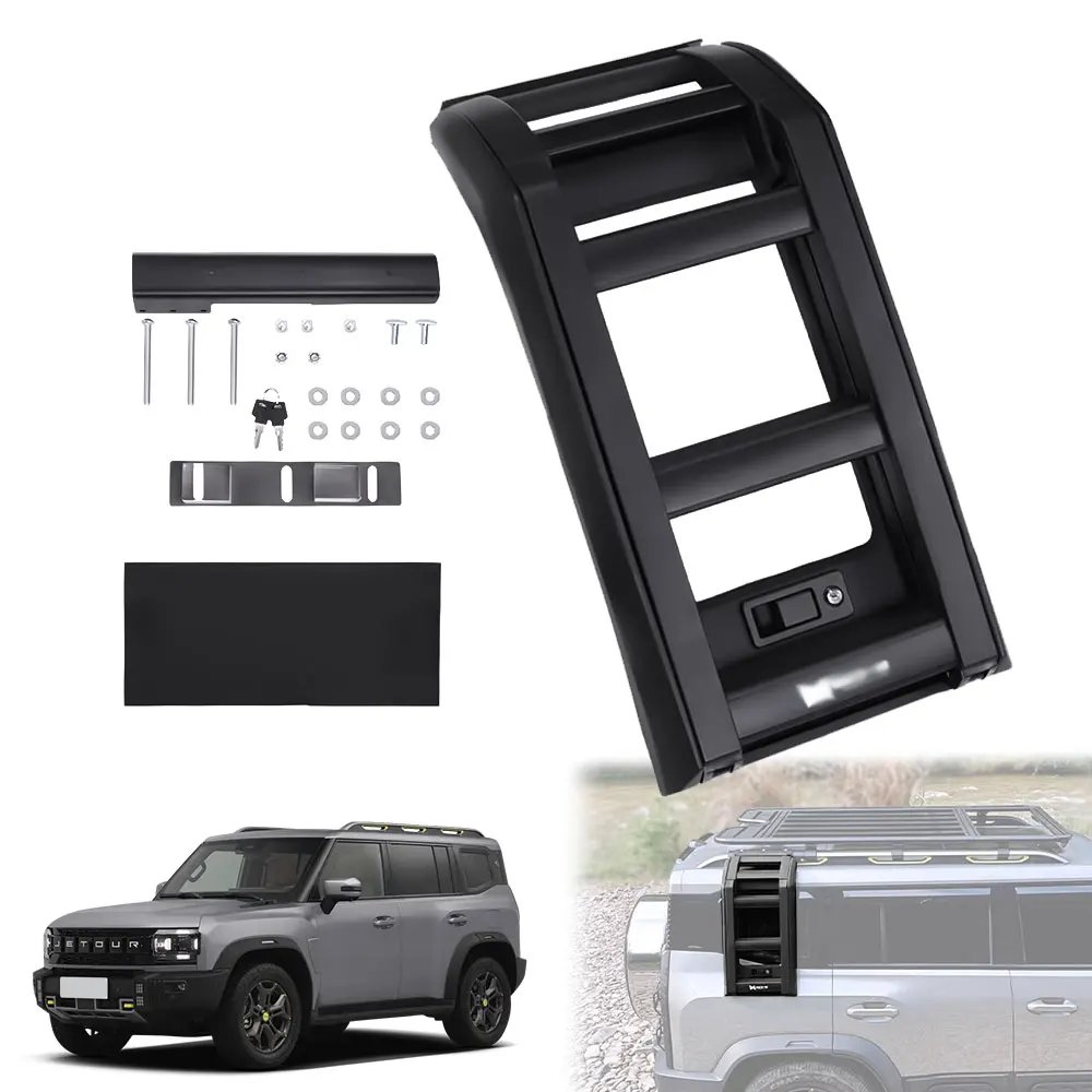 Folding Aluminum Alloy Car Roof Ladder for Chery Jetour 2022-2024