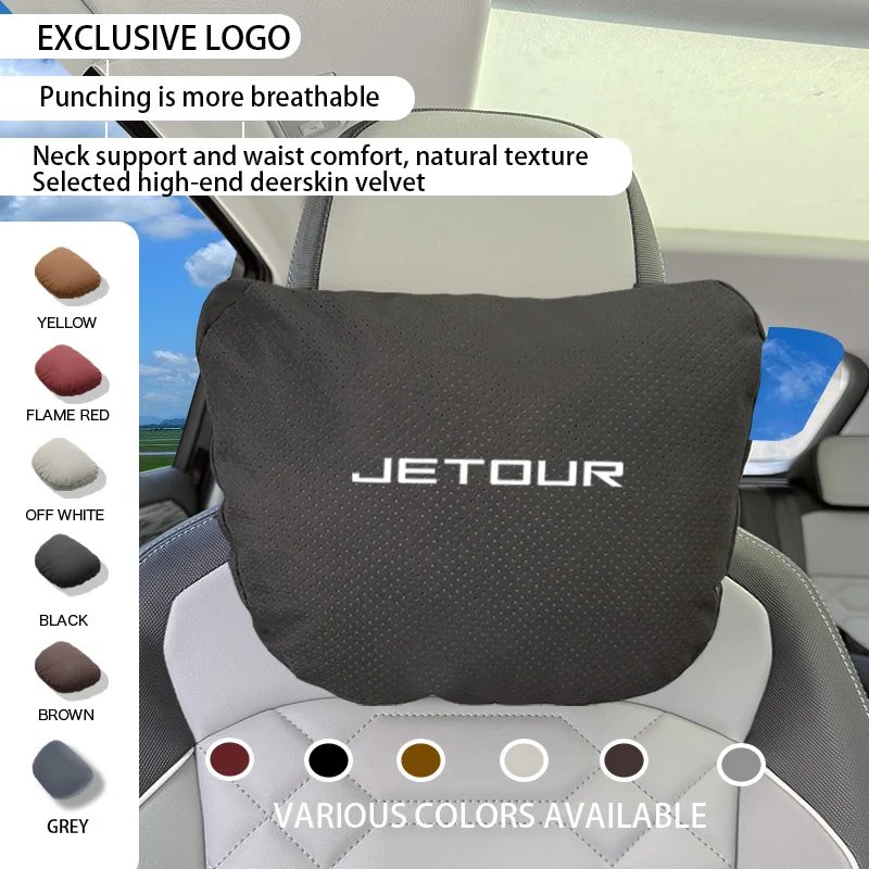 For Jetour T2 T1 Traveller X70 DASHING X50 X90 X95 Plus L9 2025 Key Case Cover Accessories Car Headrest Neck Pillow Waist Pillow