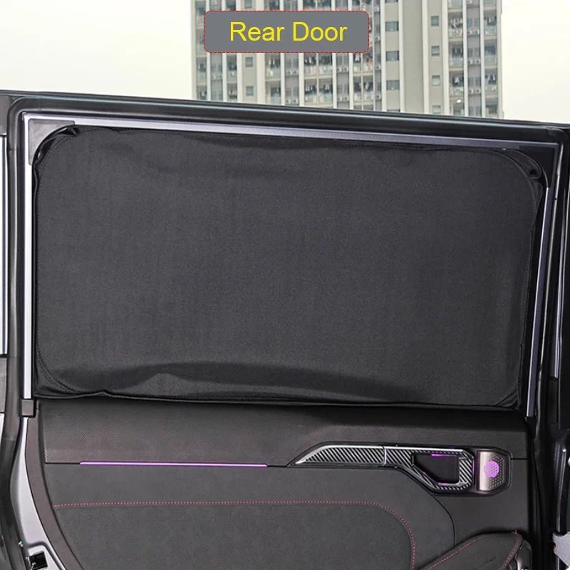 JETOUR T2 2023+ Black Window Sunshade - UV Protection & Heat Insulation