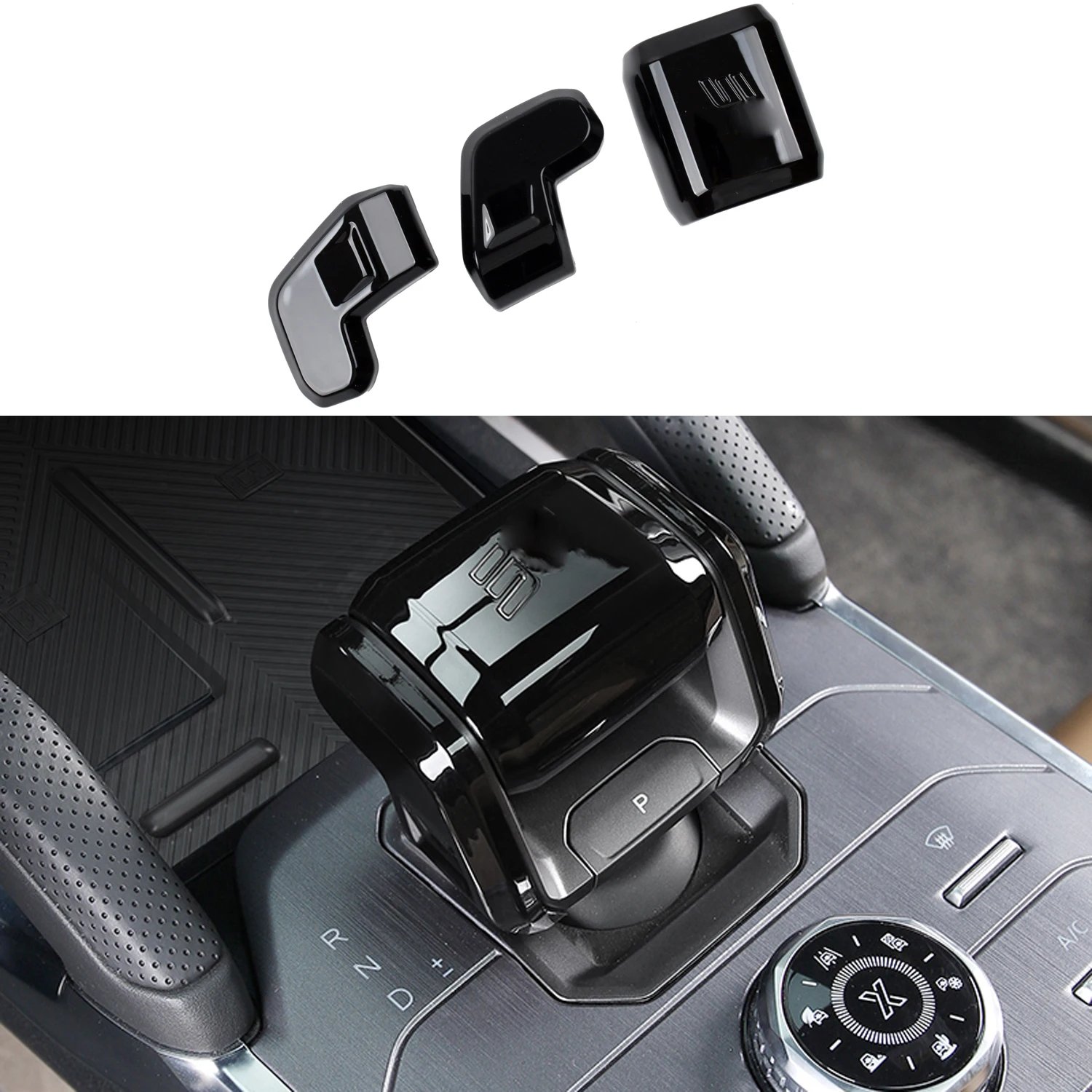Jetour Traveller T2 2023-2025 Gear Shifter Knob Cover Trim - 3pcs