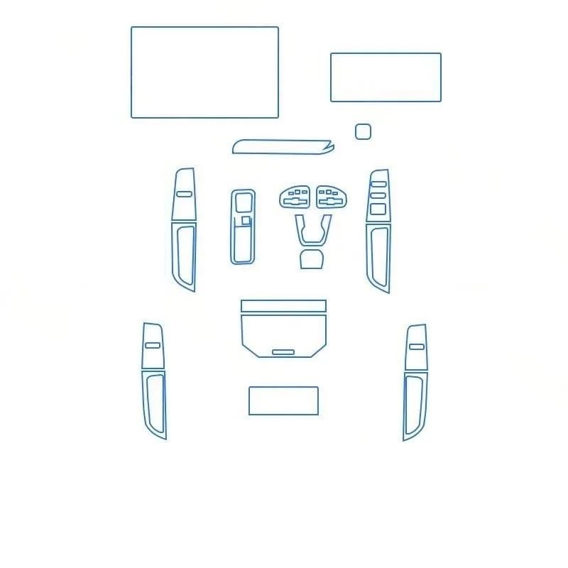 Jetour X90 Pro Dashboard GPS Screen Anti-Scratch Film