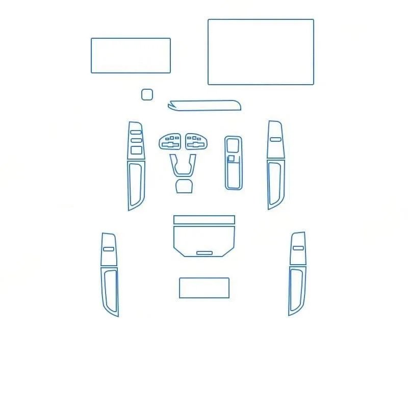 Jetour X90 Pro Dashboard GPS Screen Anti-Scratch Film