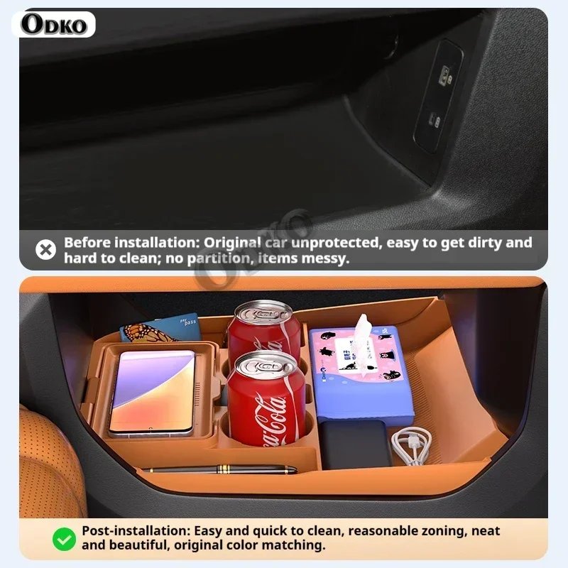 Jetour Zongheng G700 Silicone Storage Box - Console Organizer