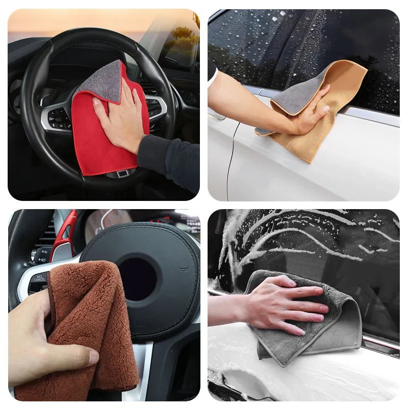 Microfiber Car Cleaning Towel & Brush for Jetour Models