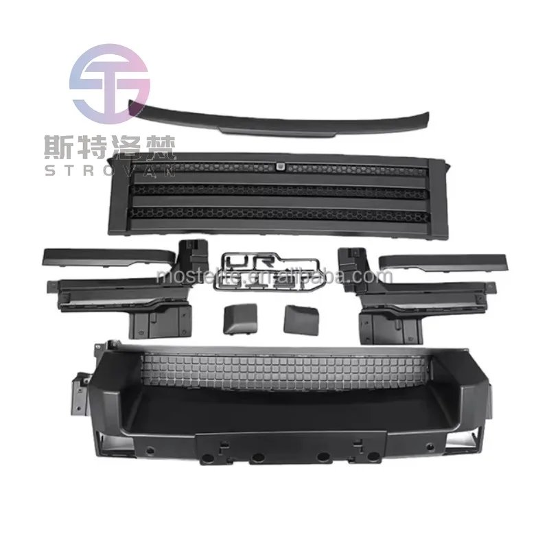 STLF New Design Exterior Accessories ABS Upgrade Black Knight Front Grille for Chery Jetour T2 Accessories