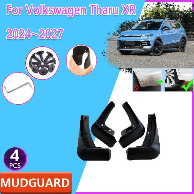 Volkswagen Tharu Mudflaps - 4PCS Front & Rear Wheel Guards