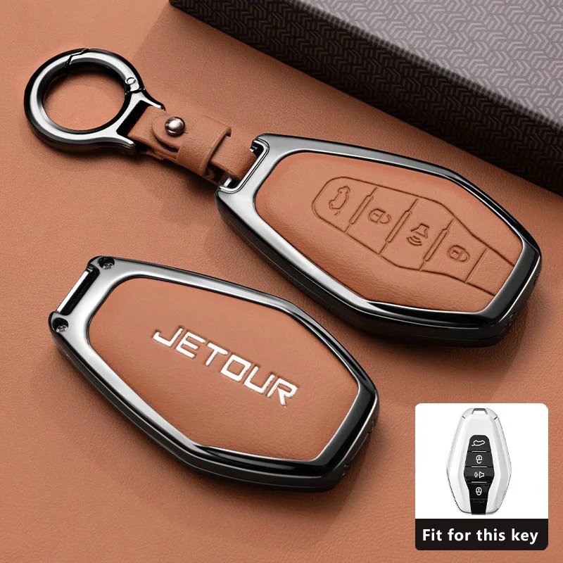 Zinc Alloy Key Case for Chery Jetour X70 & X90 Accessories