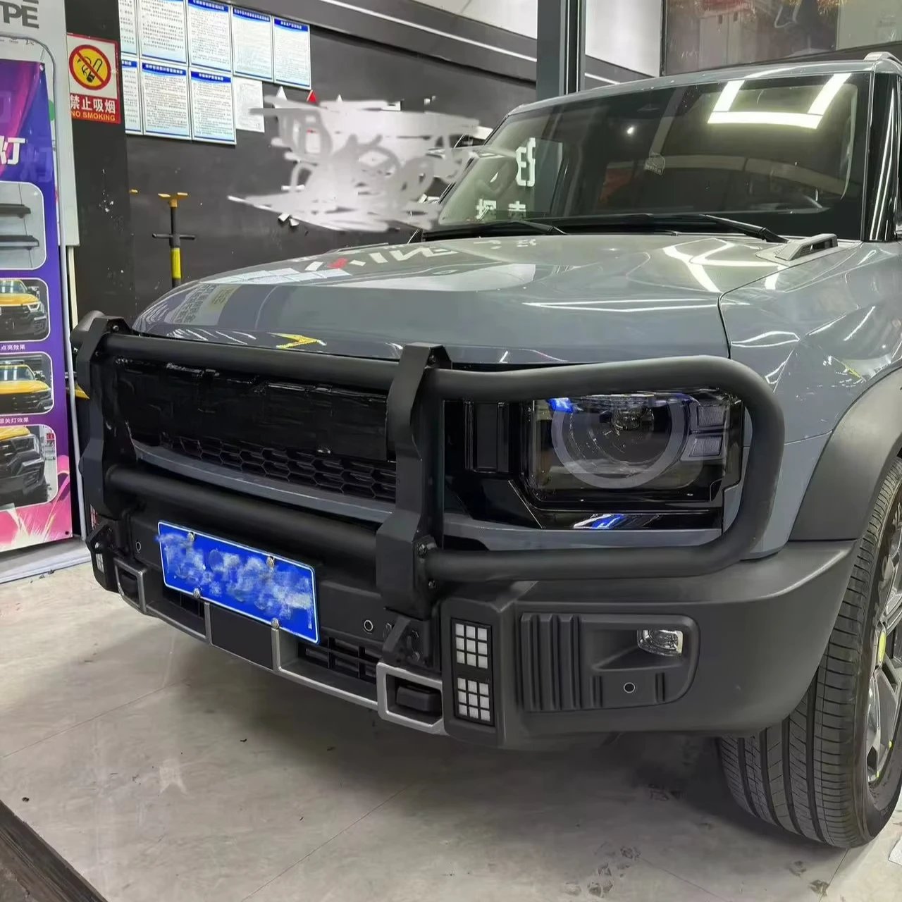 2025 Auto Parts Bar Kit Bull Bar Front Bumper Bull Bar Car Accessories Front Bumper Bull For Jetour Traveller T2 Front Guard