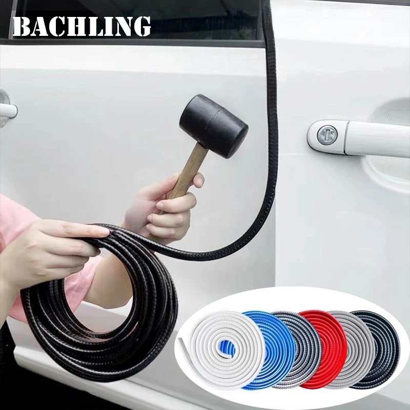 2/5/10M Car Door Seal Edge Protector Door Guard Protective Strips Universal Automobiles Doors Sealant Strip Car Styling Decor