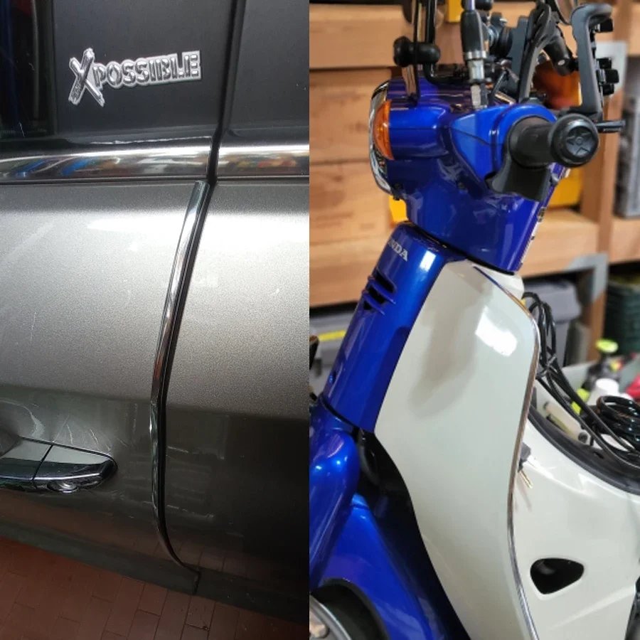 6M Chrome Car Door Trim Protector Strip - Edge Guard Moulding