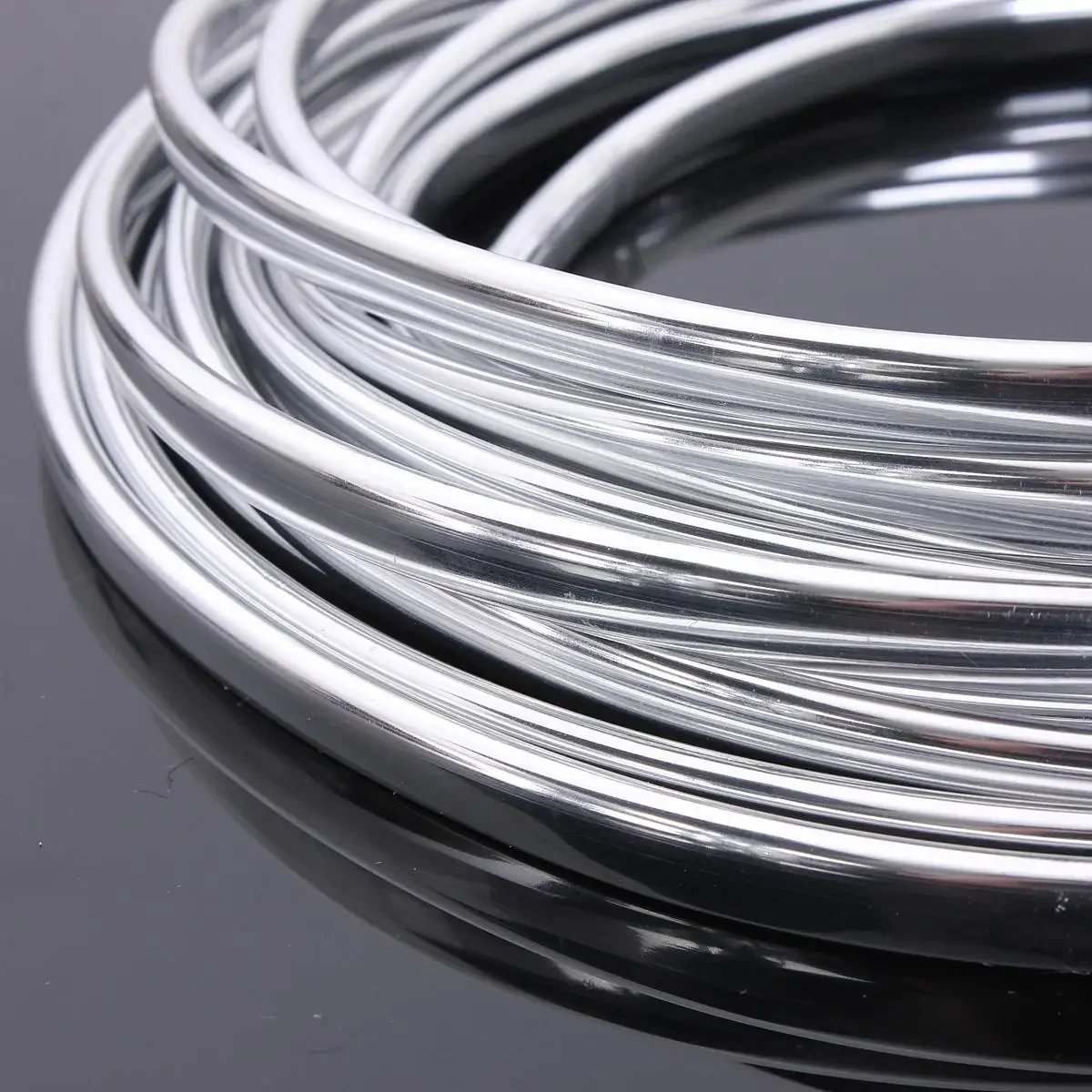 6M Chrome Car Door Trim Protector Strip - Edge Guard Moulding