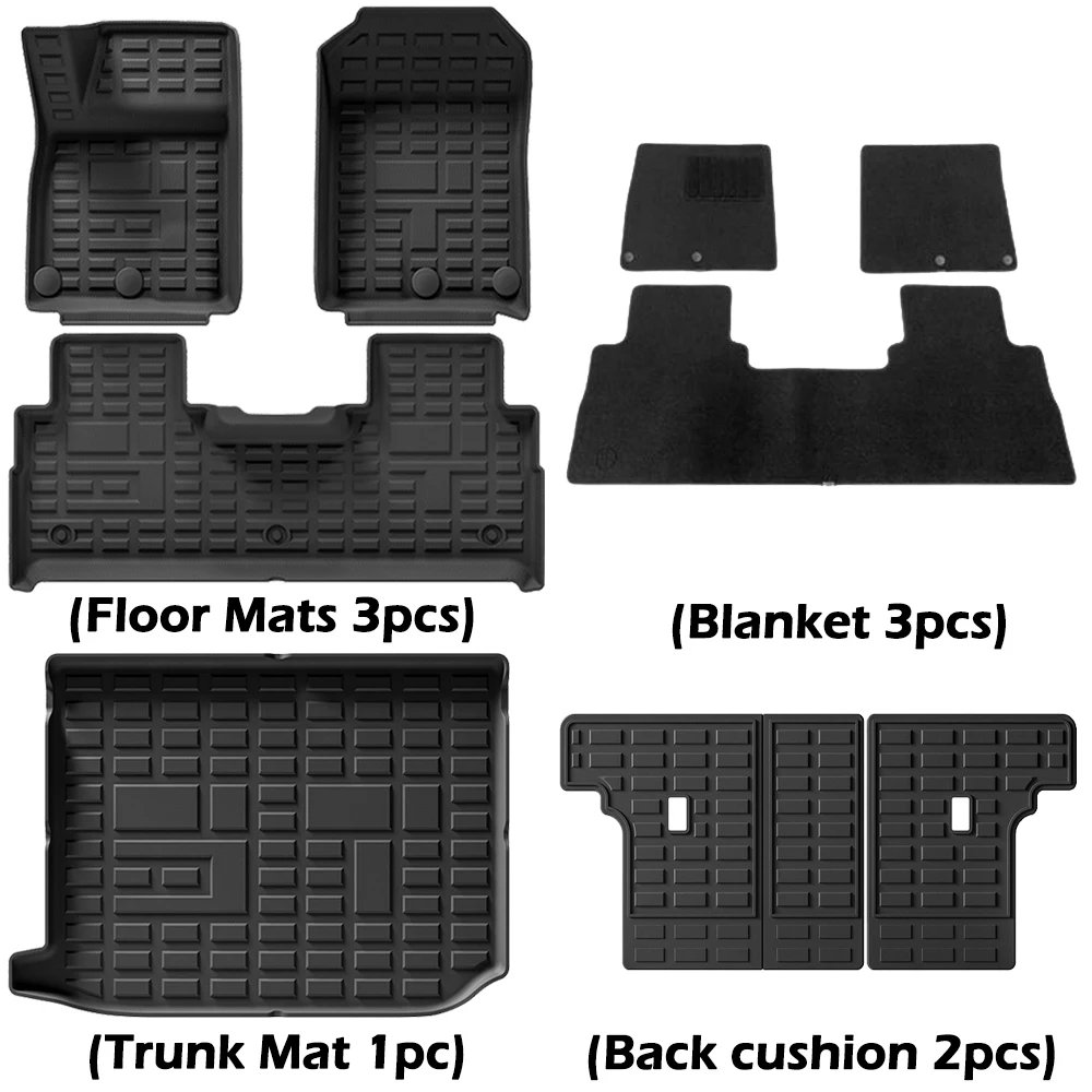 All-Weather TPE Floor Mats for Chery Jetour T2 2023-2024