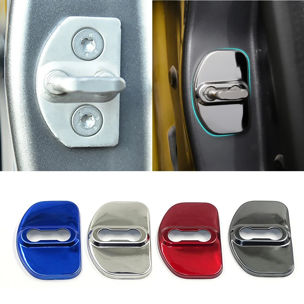 Car Door Lock Protective Cover For DR Motor Dacia Chery Tiggo Jetour Smart Forfour Mitsubishi Renault Skoda Fabia Octavia Superb