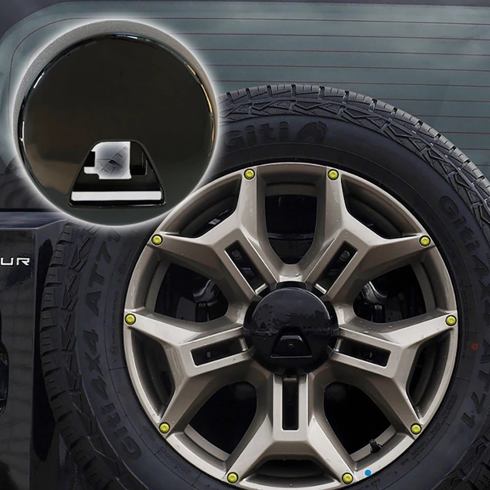 Car Rear Probe Installation Base Outer Cover For Chery Jetour Traveler T2 Book Pack Full-size Spare Tire Modified Accessories