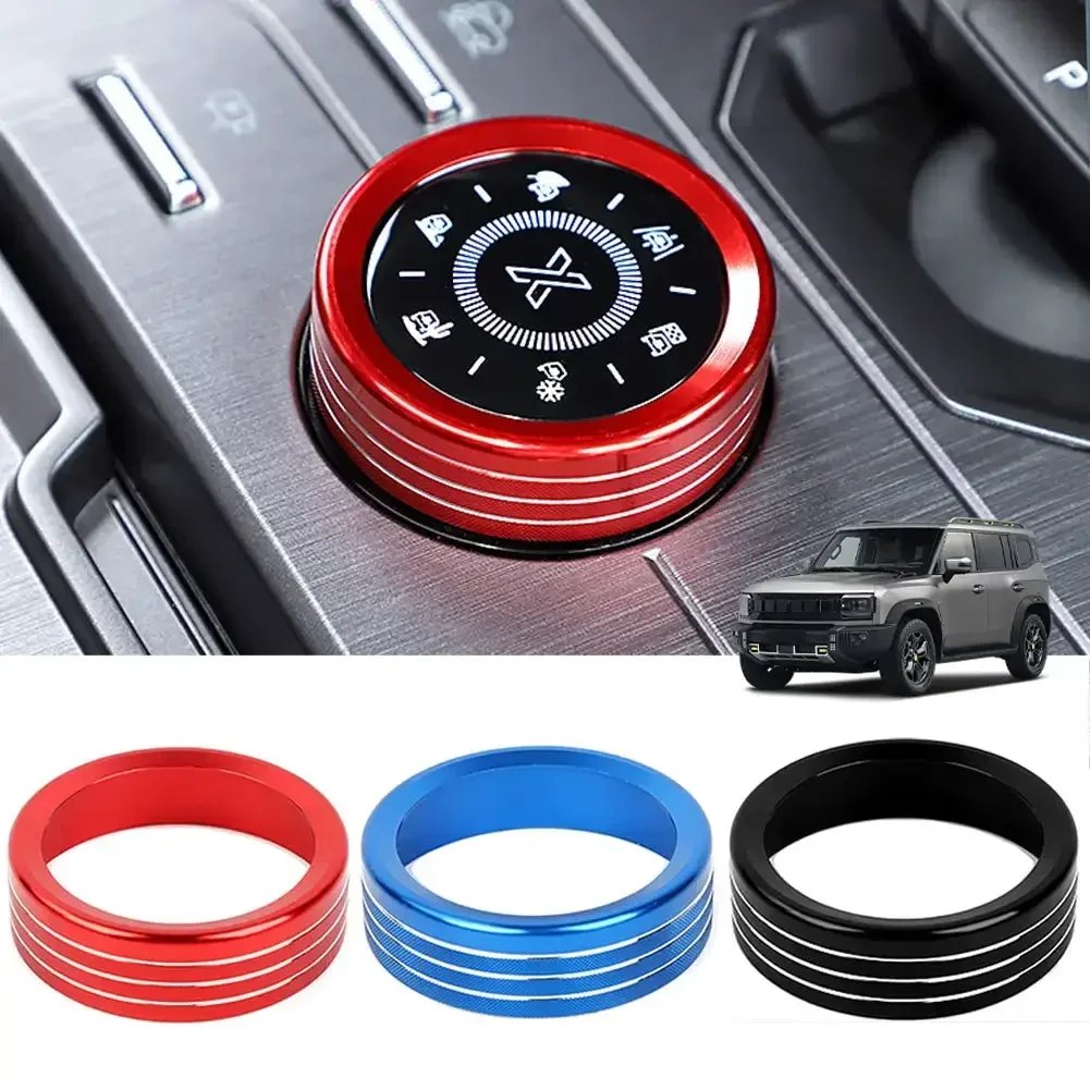 Car Styling Ac Knob Center Console Knob Driving Mode Control Switch Button Decor Cover For Chery Jetour Traveller T2 2023 2024