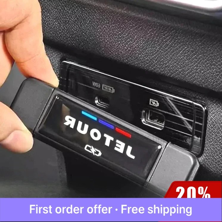Fit For Cherry Jetour Traveller T2 Car Rear USB Protective Patch Interior Automotive Sticker Accessories
