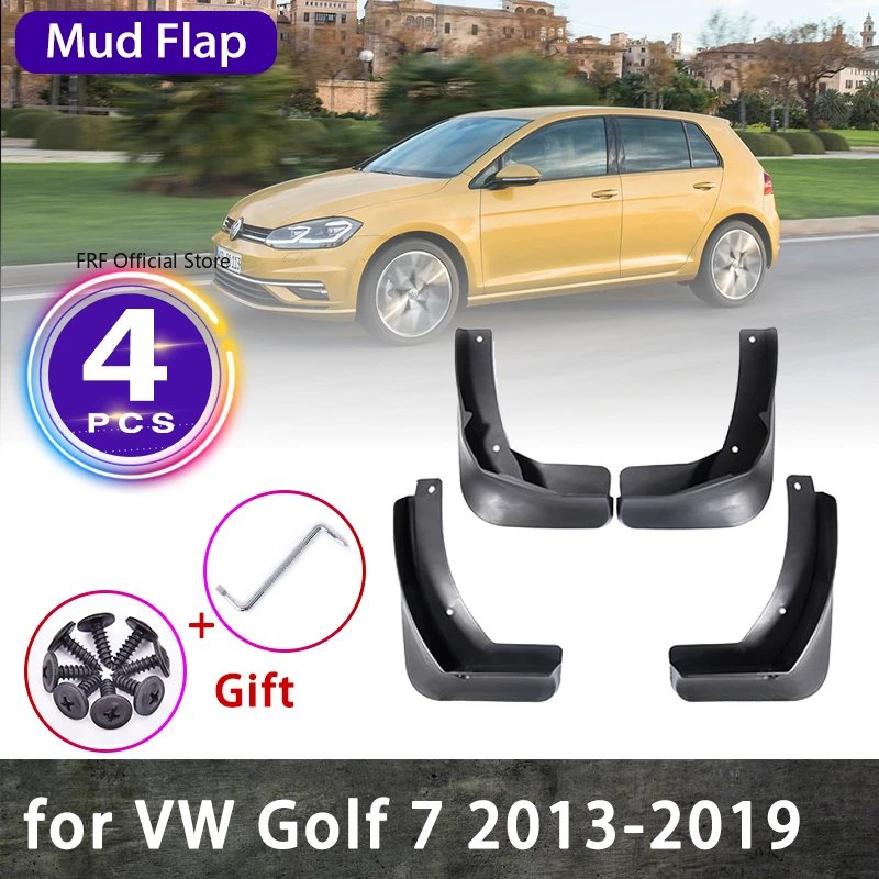 for Volkswagen VW Golf 7 Mk7 VII 5G 2013 2014 2015 2016 2017 2018 2019 Car Mud Flaps Mudguards Splash Guards Fender Accessories