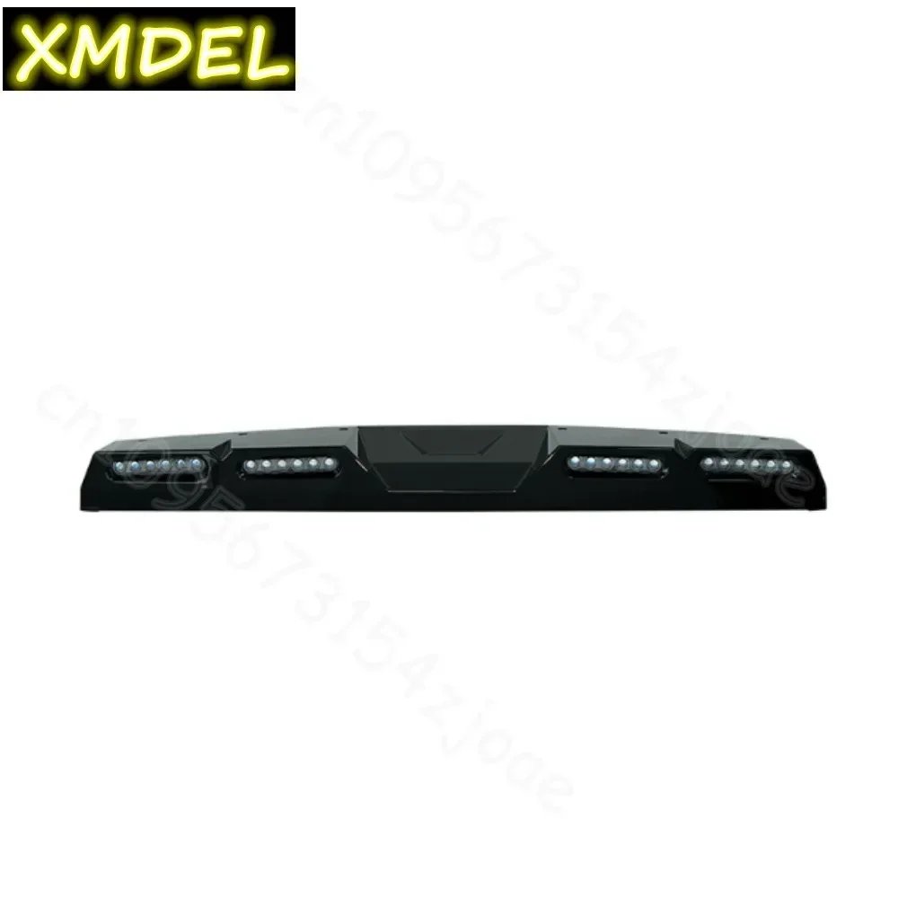 Glossy Black ABS Roof Spoiler LED Light Bar for JETOUR T2 2023-2025