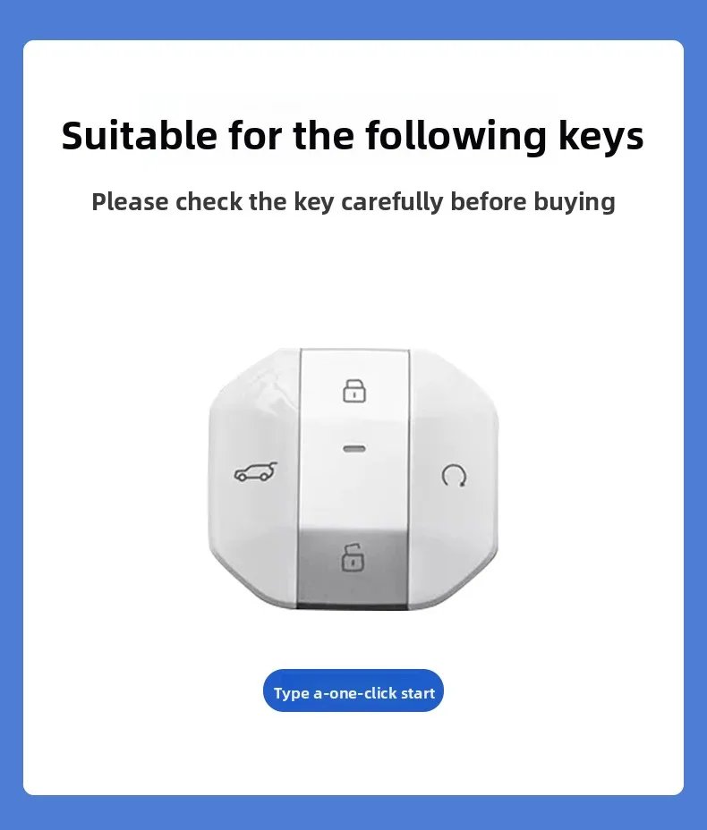 Jetour Freedom Key Protection Set - Metal Shell Buckle for T1/T2