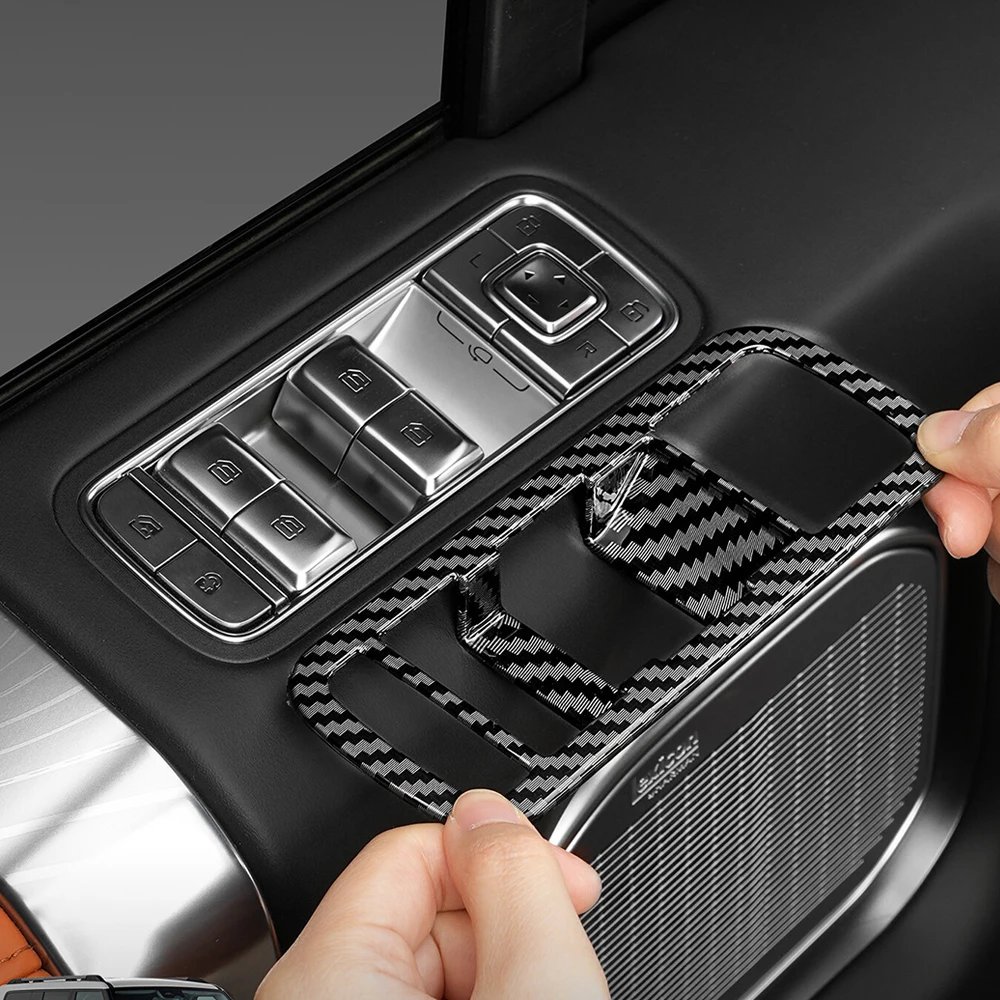 Jetour G700 Carbon Fiber Door Armrest Protection Stickers