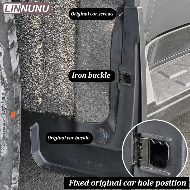 Jetour T1 2025-2026 ABS Car Mud Flaps & Fender Guards