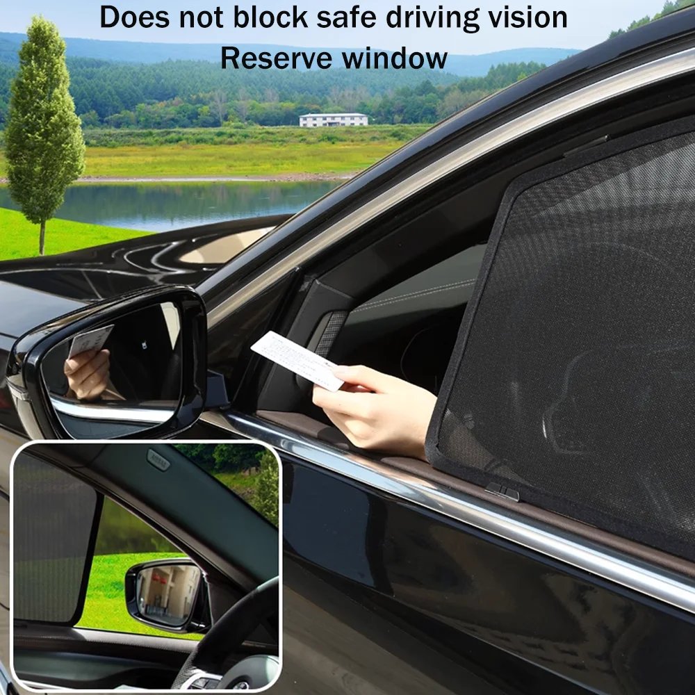 Jetour T2 ICH-X K3 2023-2026 Magnetic Mesh Side Window Sunshade