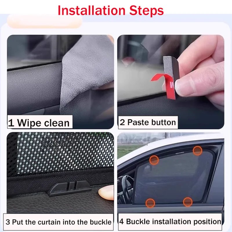Jetour T2 ICH-X K3 2023-2026 Magnetic Mesh Side Window Sunshade