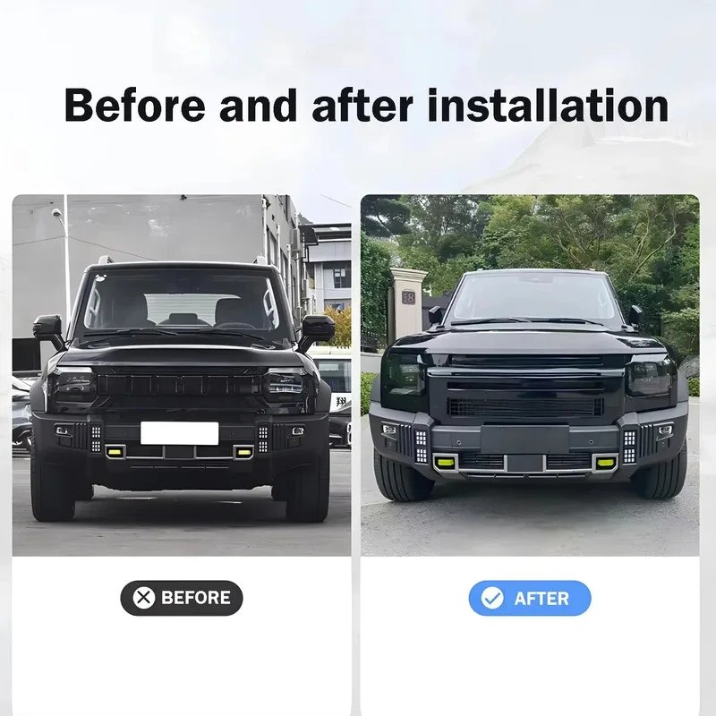 Jetour Traveller T2 Car Body Kit 2020-2023 Defender Front Bumper Assembly Grille New Car Modification Accessories Wholesale