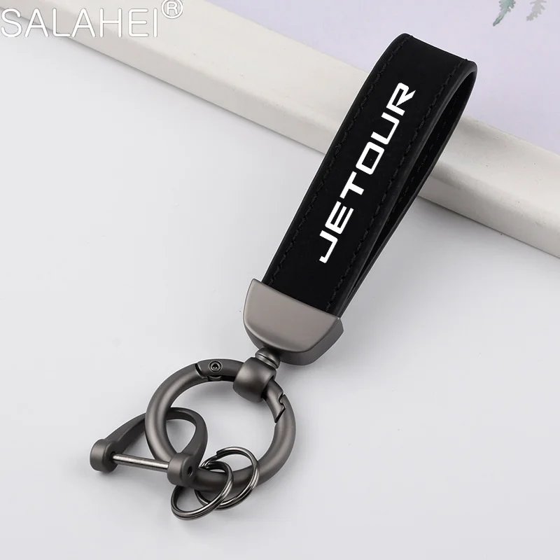 Leather Keychain for Chery Jetour X70 X90 - Anti-Lost Accessory