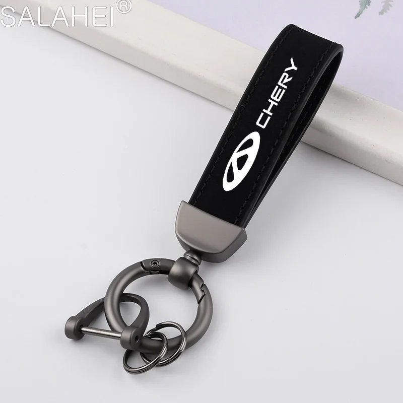 Leather Keychain for Chery Jetour X70 X90 - Anti-Lost Accessory